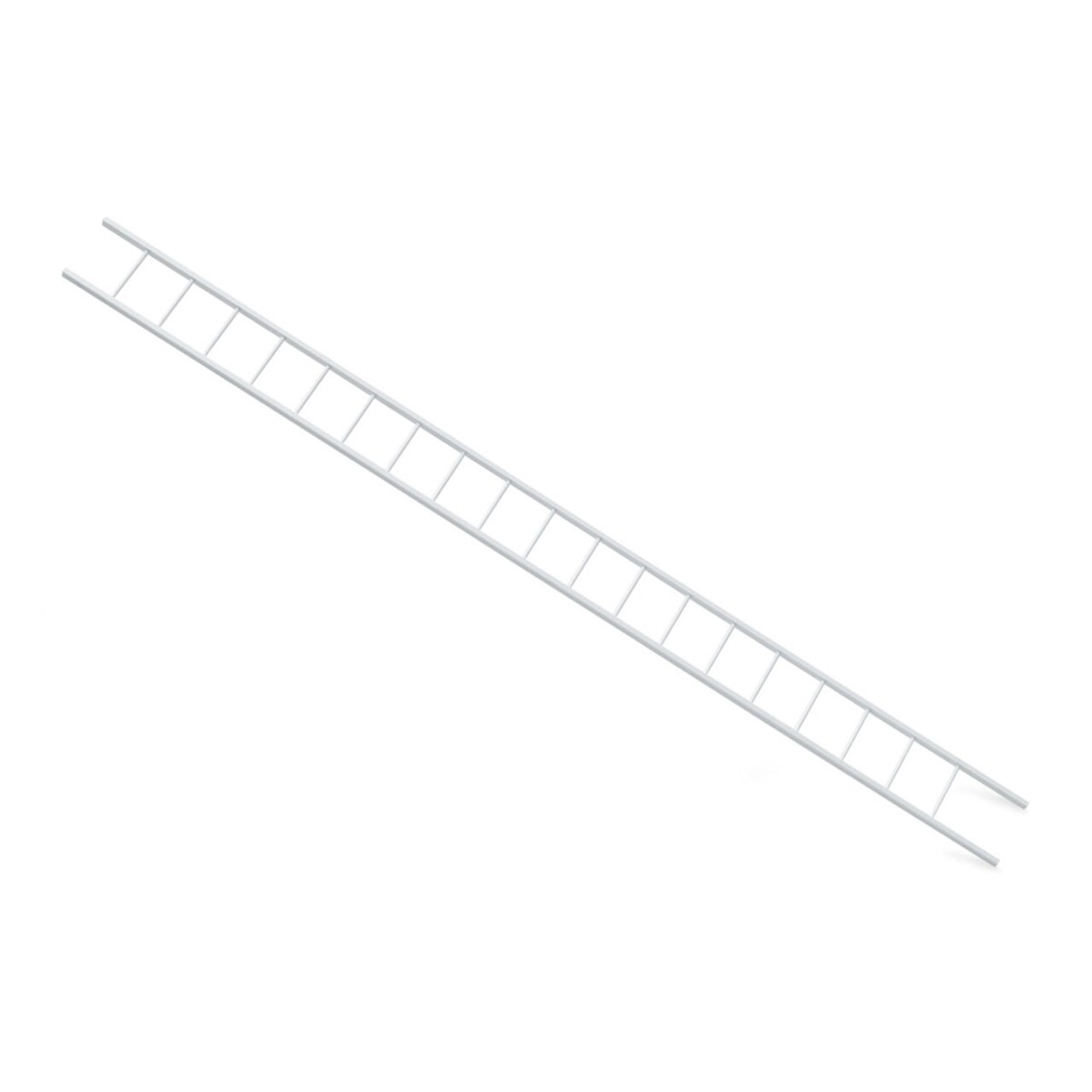 Plastruct Styrene Structural Ladder - Pkg of 2, 1:16 Scale, 3/4" H x 1-3/32" W x 15" L